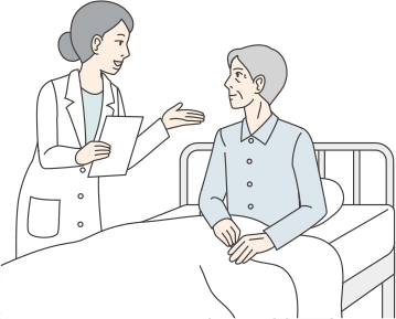 担当医や看護師、がん相談支援センターなどで相談を