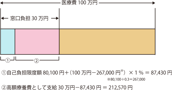 自己負担限度額69歳以下の方の上限額